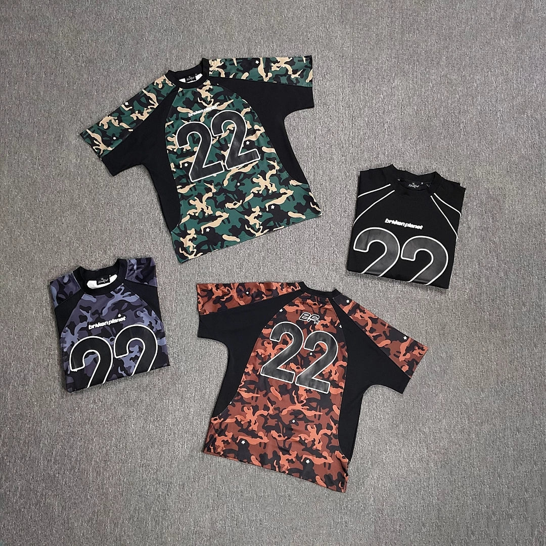 Broken Planet "22" Retro Football Jersey - 4 Colors Available