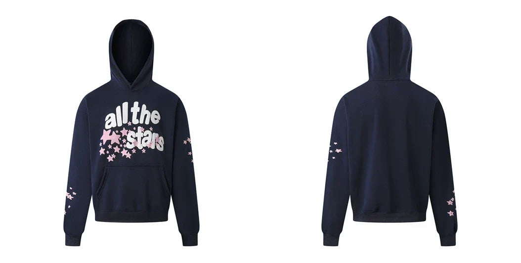 Broken Planet All The Stars Navy Oversized Hoodie