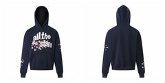 Broken Planet All The Stars Navy Oversized Hoodie