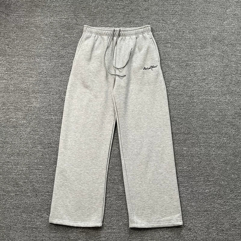 Broken Planet Script Logo Wide Leg Sweatpants - 2 Colors Available
