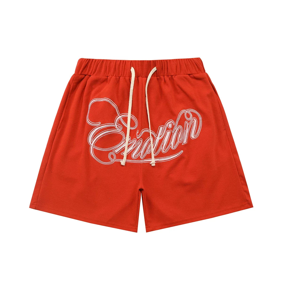 Mixed Emotion Casual Shorts – Script Emotion Print