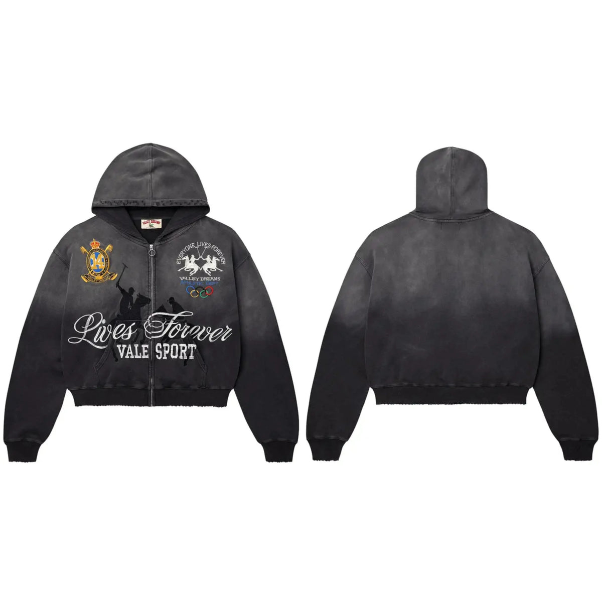 Vale Forever Classico Zip up Hoodie \ (8)
