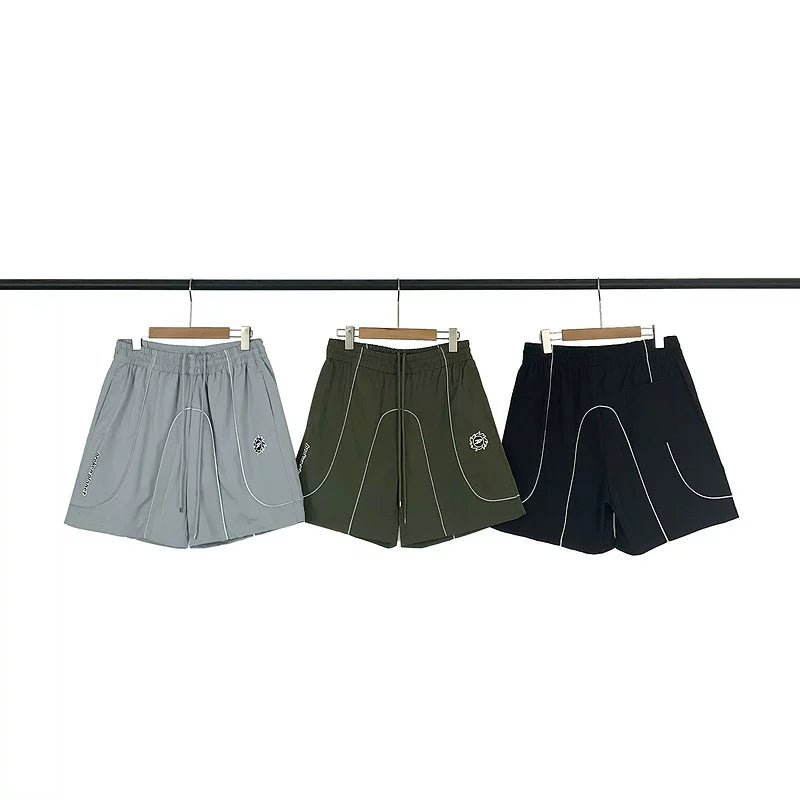 Broken Planet Reflective Piping Nylon Shorts - 3 Colors Available