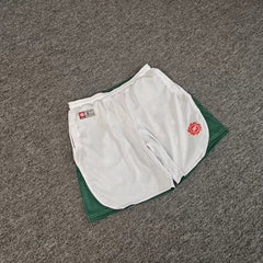 Broken Planet Contrast Panel Double‑Layer Mesh Shorts