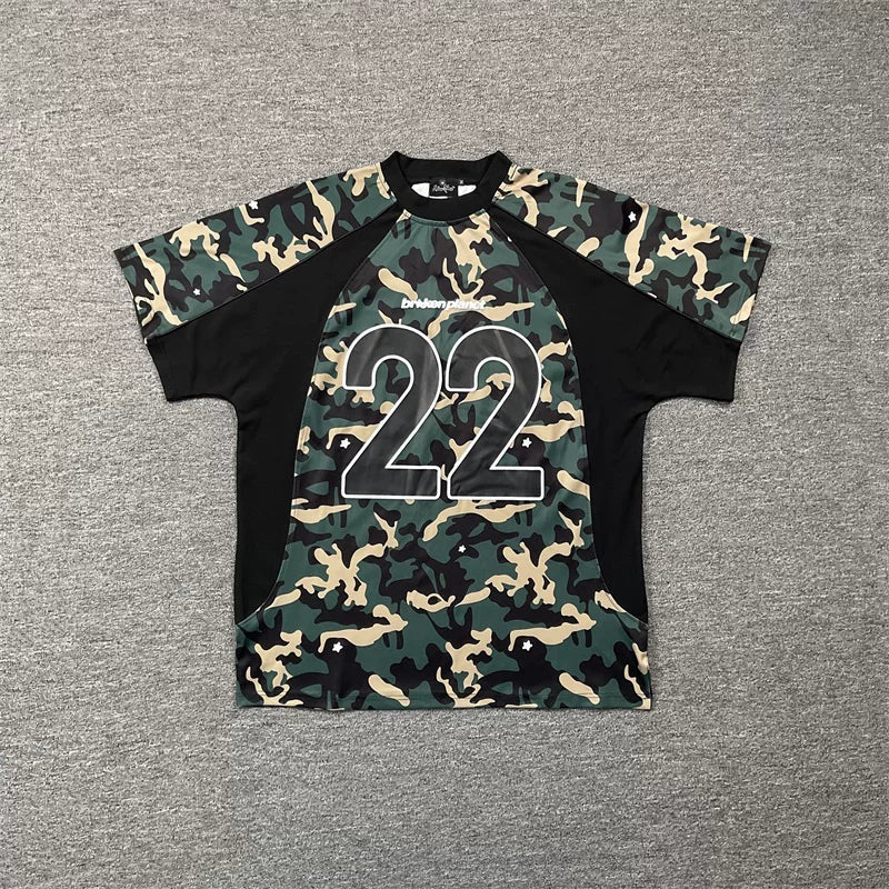 Broken Planet "22" Retro Football Jersey - 4 Colors Available