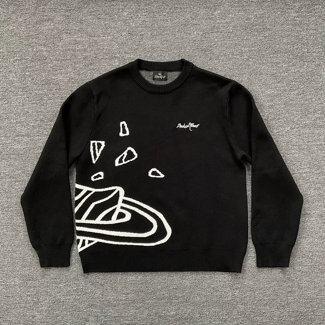 Broken Planet Cracked Planet Knit Sweater - 4 Colors Available