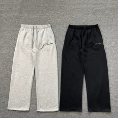 Broken Planet Minimal Script Wide Leg Sweatpants - 2 Colors Available