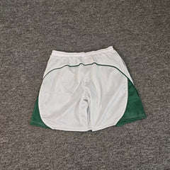 Broken Planet Contrast Panel Double‑Layer Mesh Shorts