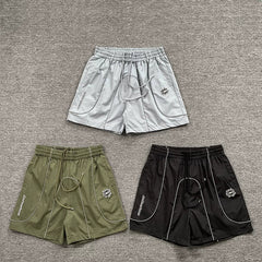 Broken Planet Reflective Piping Nylon Shorts - 3 Colors Available