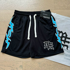 Mixed EMOTION High Street Summer Sports and Leisure Basketball Beach Mesh Breathable Quick Drying Shorts FOG (2)