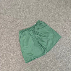 Broken Planet Contrast Panel Double‑Layer Mesh Shorts