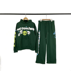 Broken Planet Not From Here Alien Skull Tracksuit Set - 3 Colors Available