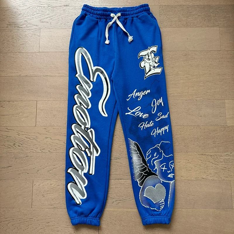 Mixed Emotion Multi‑Emotion Graphic Jogger Sweatpants