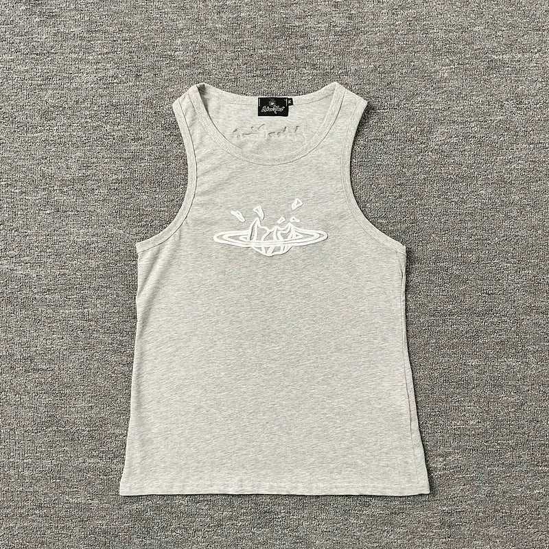Broken Planet Cracked Planet Racer Tank Top - 2 Colors Available