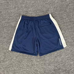 Broken Planet Side Stripe Mesh Basketball Shorts - Navy