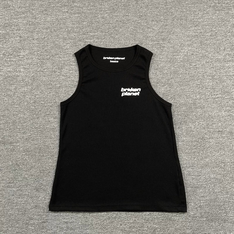 Broken Planet Basics Waffle Rib Tank Top - 3 Colors Available