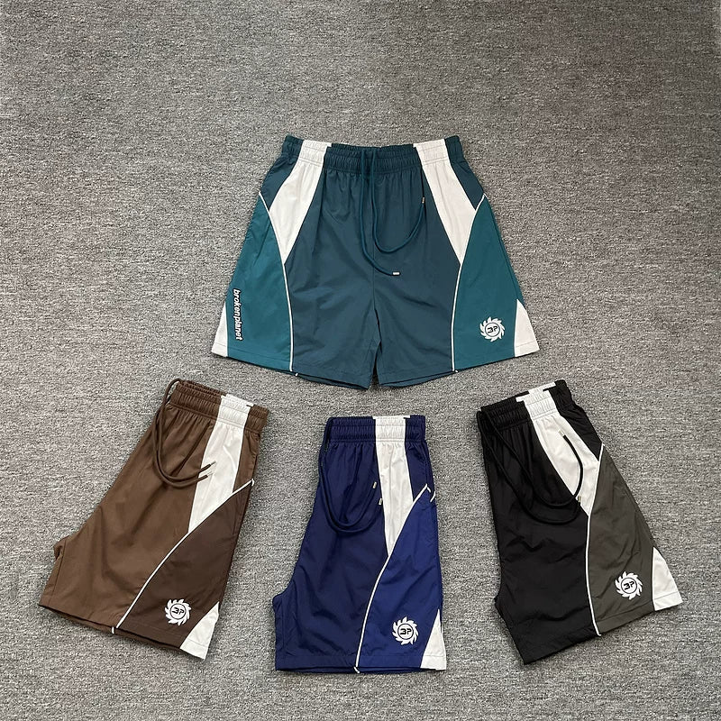 Broken Planet Retro Panel Shorts - 4 Colors Available