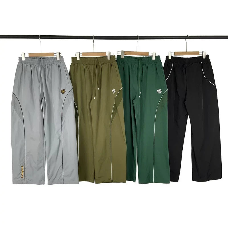 Broken Planet Curved Panel Nylon Track Pants - 4 Colors Available