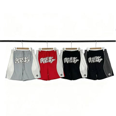 Broken Planet Graffiti Script Color Block Nylon Shorts - 4 Colors Available
