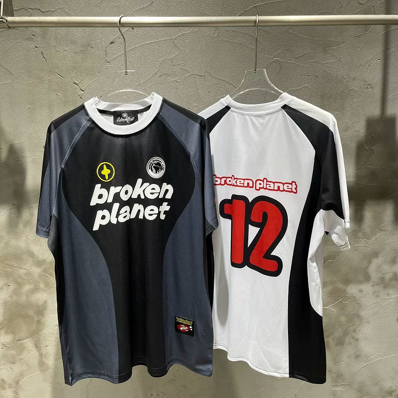 Broken Planet Retro Football Jersey - 2 Colors Available