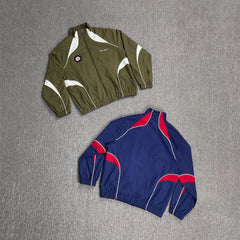 Broken Planet Retro Curved Color‑Block Track Jacket‑4 Colors