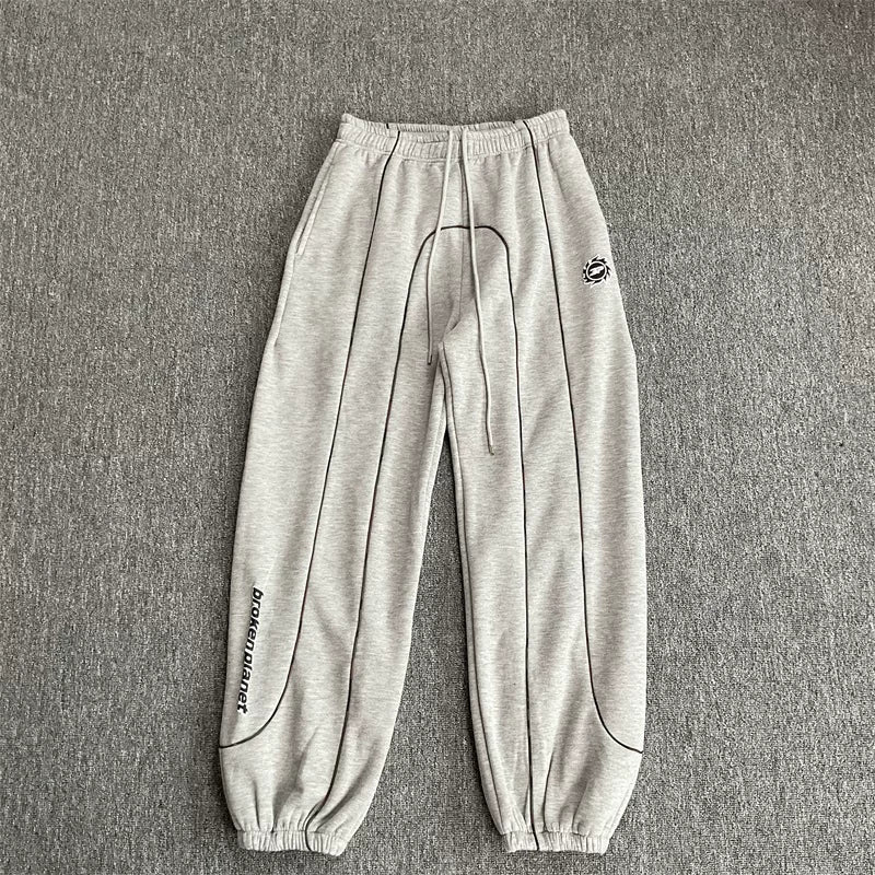 Broken Planet Curved Seam Logo Hoodie Jogger Set - 4 Colors Available