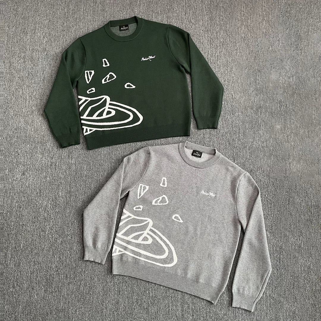 Broken Planet Cracked Planet Knit Sweater - 4 Colors Available