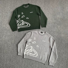 Broken Planet Cracked Planet Knit Sweater - 4 Colors Available