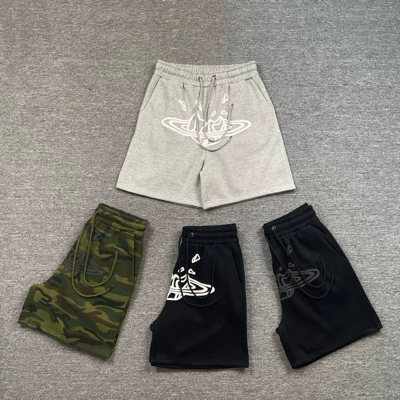 1. Broken Planet Melting Planet Logo Sweat Shorts - 4 Colors Available