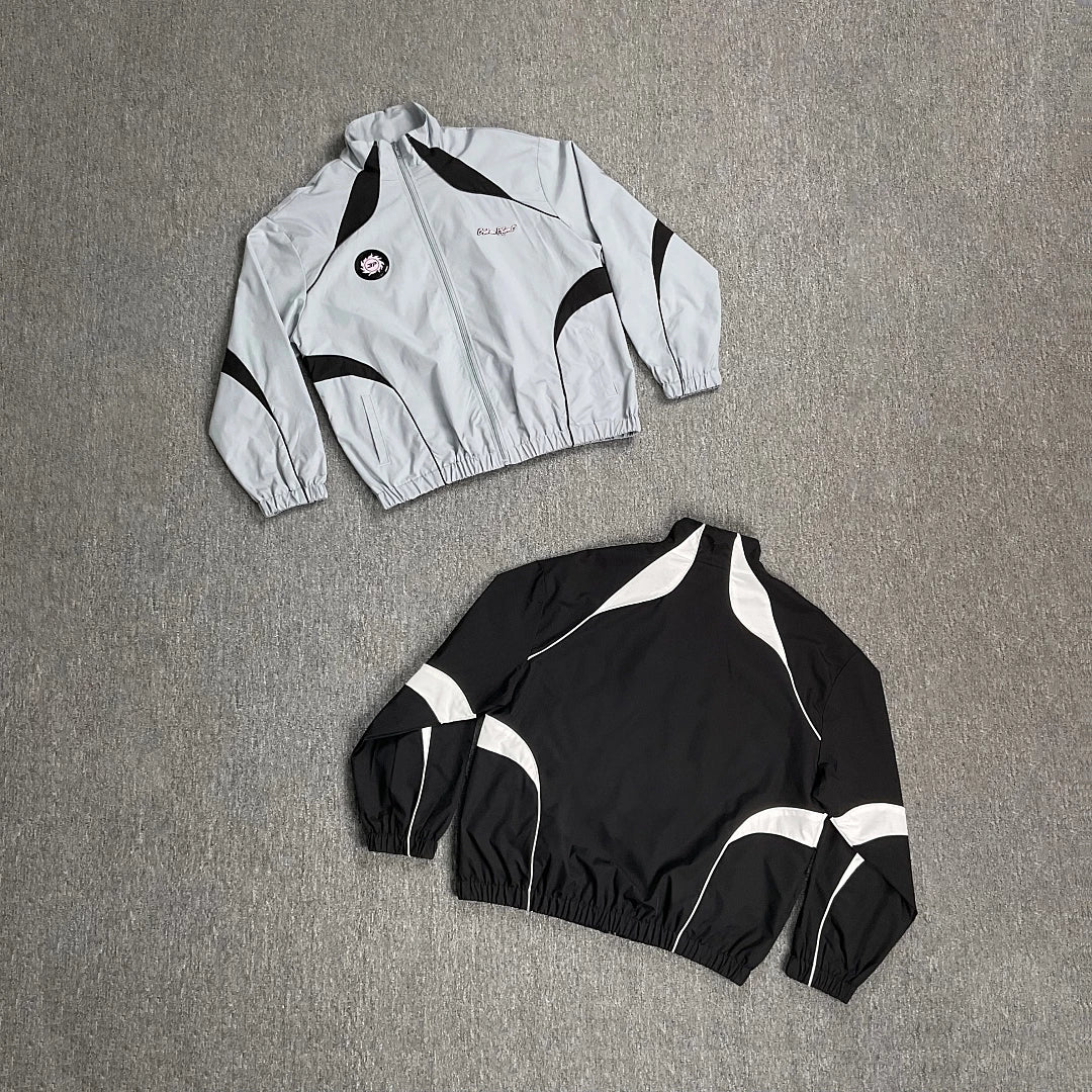 Broken Planet Retro Curved Color‑Block Track Jacket‑4 Colors
