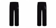 Broken Planet Logo Black Wide Leg Sweatpants