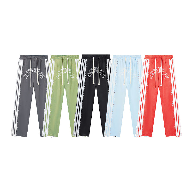 Rough Play Varsity Stripe Sweatpants