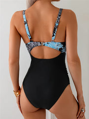 Strappy One Piece Swimsuit Women Push Up Cross Swimwear Female Padded Bathing Swimming Suit Hollow Beachwear Summer