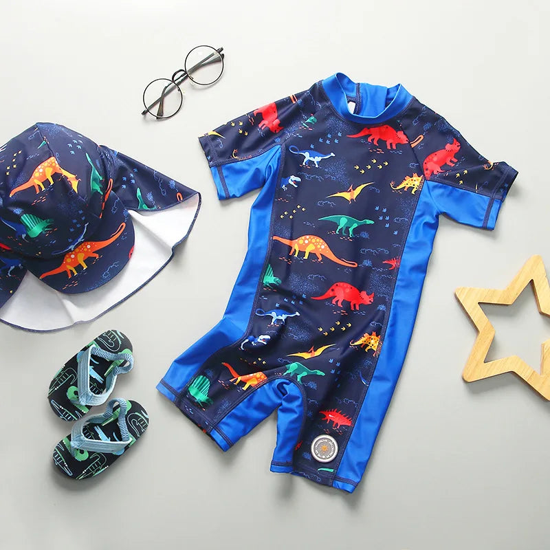 Top Quality Boy Swimsuit UPF50 UV Protection Summer Baby Toddler Swimwear Children's Bathing Suit Beach Pool Surf Swimming Wear