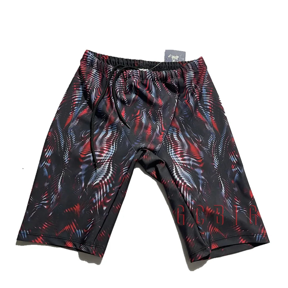 Beach Swimming Pants Boys Jammers Sports Surf Shorts Men's Summer Trunks Swimwear Training Swim Shorts Trunks Swimsuits
