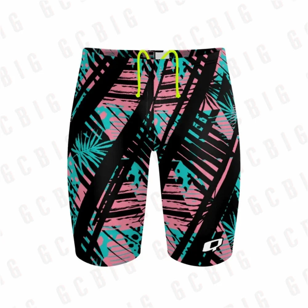 Swim Boxers Summer Trunks Swimwear Training Swim Shorts Trunks Swimsuits Boy Jammers Sports Surf Shorts Beach Volleyball Swimming Pants