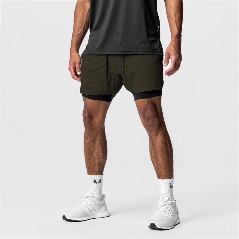 Men's 2-in-1 Quick Dry Beach & Running Shorts | Comfort & Style