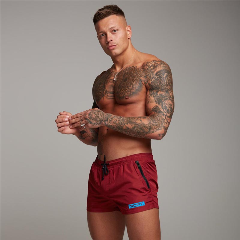 Men's Breathable Quick-Dry Fitness Three-Quarter Pants for Summer