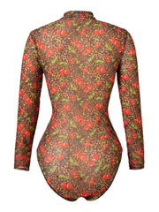 Rash Guard Swimsuit Women Summer Bathing Suit Long Sleeve Swimwear Beach Swimming Suit For Female