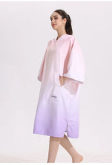 Poncho Towel Change Robe Poncho Quick-drying Hooded Bath Towel Swimming Robe Beach Swimming Surfing Towel Adult