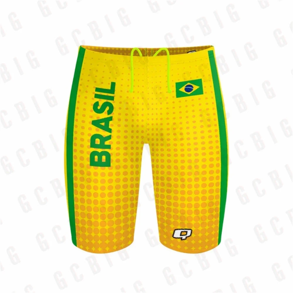 Swim Boxers Summer Trunks Swimwear Training Swim Shorts Trunks Swimsuits Boy Jammers Sports Surf Shorts Beach Volleyball Swimming Pants