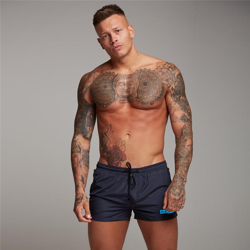 Men's Breathable Quick-Dry Fitness Three-Quarter Pants for Summer