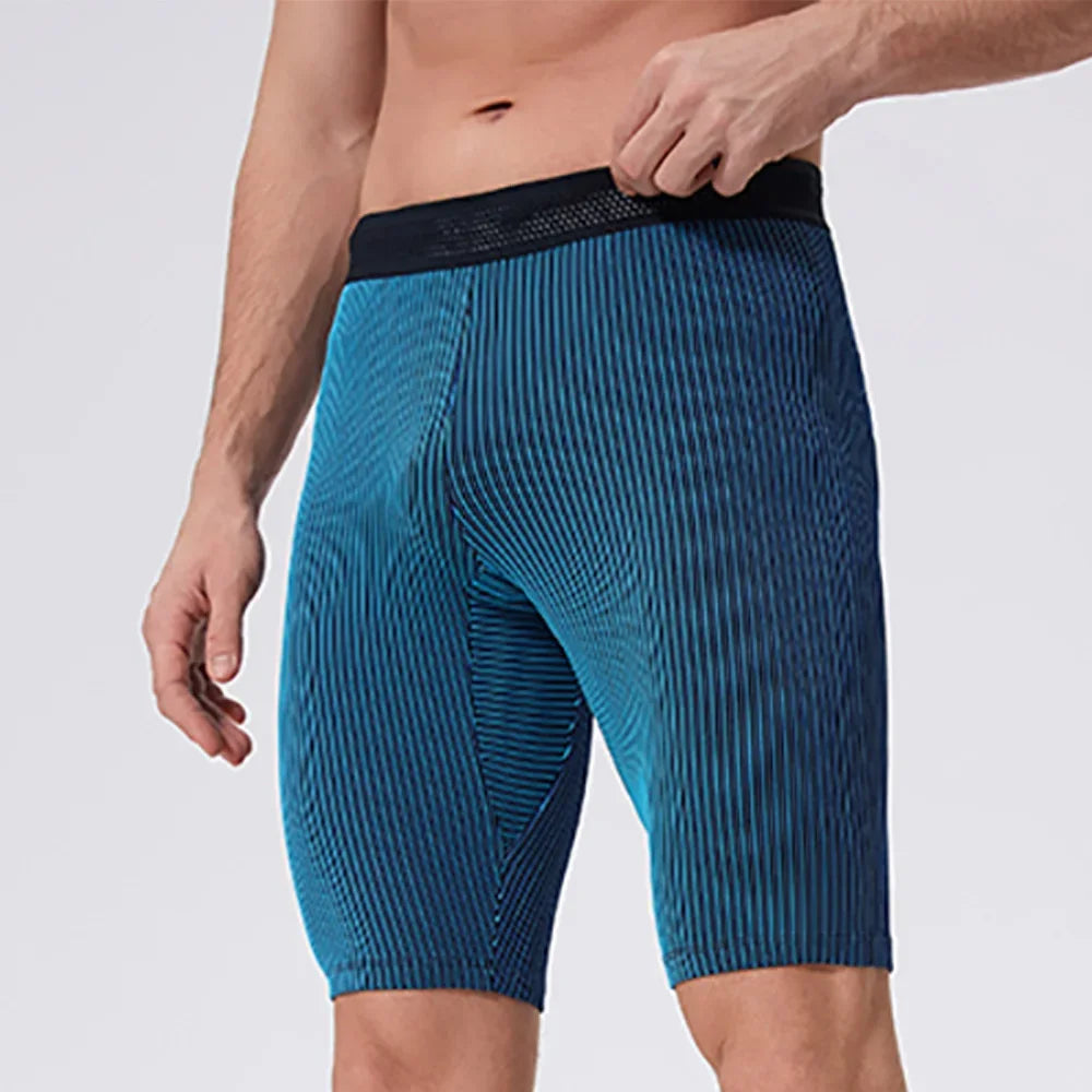 Men's Outdoor Running Compression Shorts | Quick Dry Fitness Tights