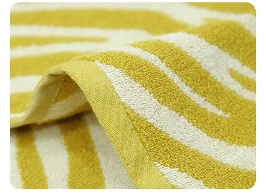 Striped Tiger Pattern Hand Towel Cotton Soft Skin-friendly Face Towel Quick-drying Absorbent Towel For Home Bathroom 29*13in