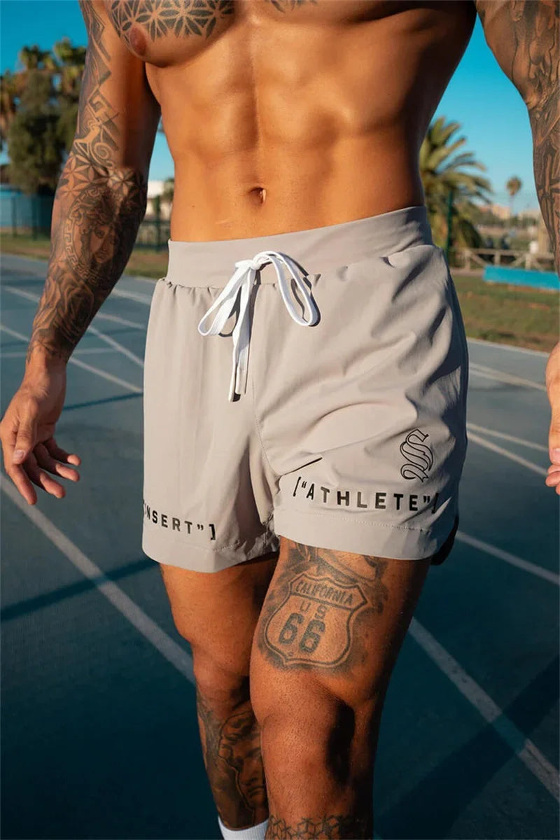 Men's Breathable Fitness Shorts | Quick-Dry Running & Jogging Pants