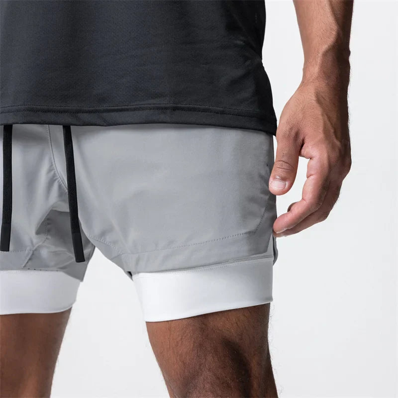 Men's 2-in-1 Quick Dry Beach & Running Shorts | Comfort & Style
