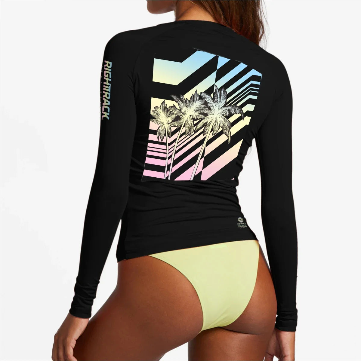 Women's Surfing Shirt Ladies Love Surf T-Shirts Beach Sunscreen Rashguard Swimwear Diving