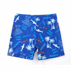 Boys' Long-Sleeved Swimsuit Children Sunscreen Cartoon Swimwear Suit Summer Thin Split Swimming Costume Kids Holiday Beachwear