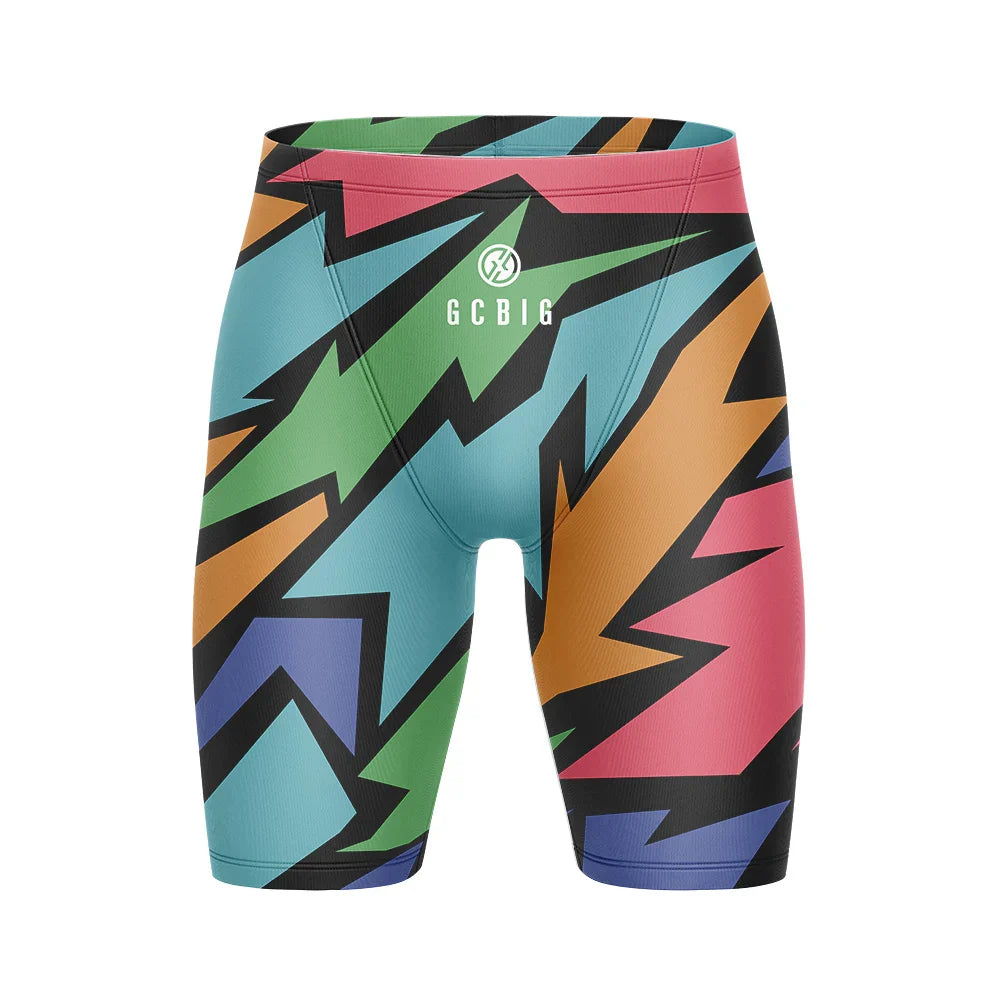 Beach Swimming Pants Boys Jammers Sports Surf Shorts Men's Summer Trunks Swimwear Training Swim Shorts Trunks Swimsuits