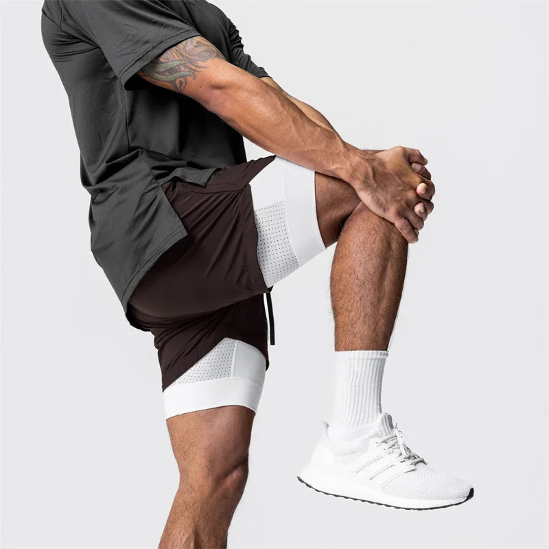 Men's 2-in-1 Quick Dry Beach & Running Shorts | Comfort & Style